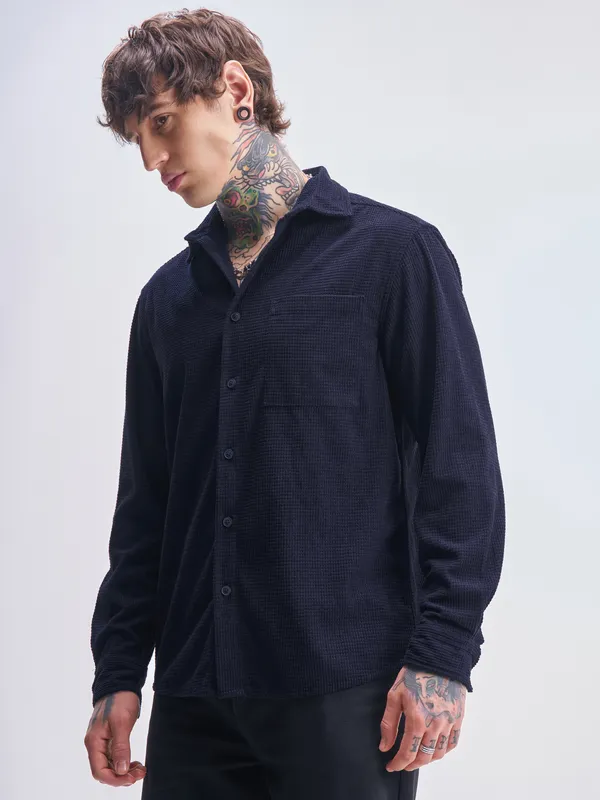 Men Oversized Fit Casual Shirt