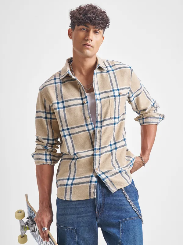 Men Relaxed Fit Casual Shirt