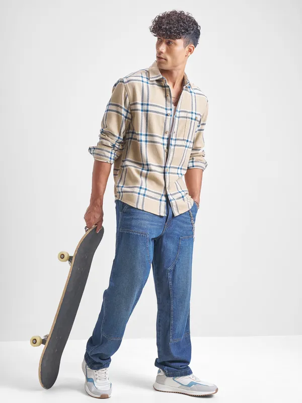 Men Relaxed Fit Casual Shirt