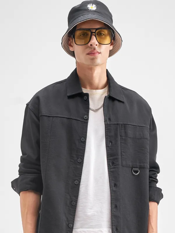Men Oversized Fit Casual Shirt