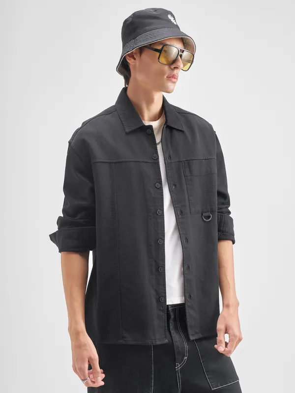 Men Oversized Fit Casual Shirt