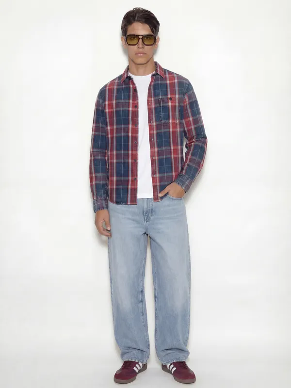 Men Oversized Fit Casual Shirt