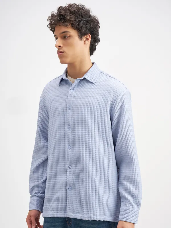 Men Oversized Fit Casual Shirt