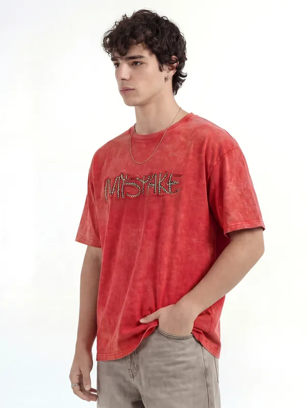 Highlander Applique Round Neck T-Shirt