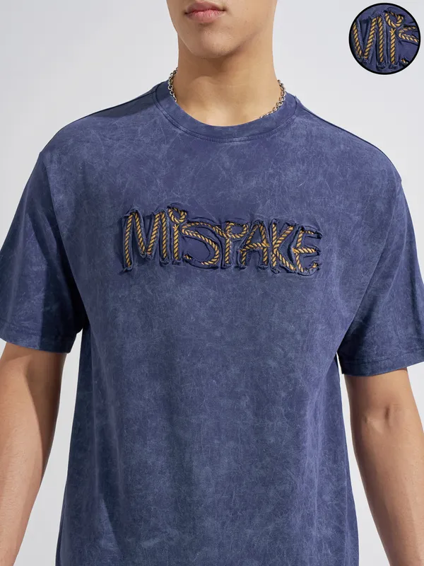 Highlander Applique Round Neck T-Shirt