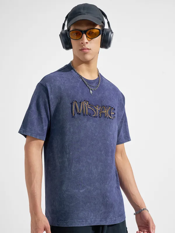 Highlander Applique Round Neck T-Shirt