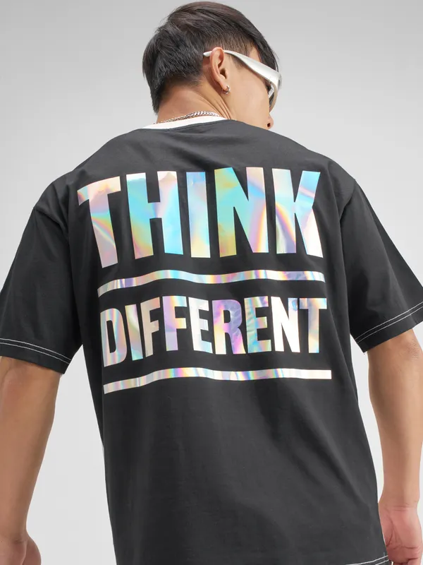 Men Printed Round Neck T-Shirt