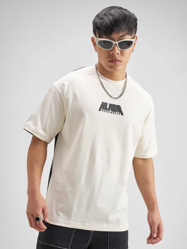 Men Printed Round Neck T-Shirt