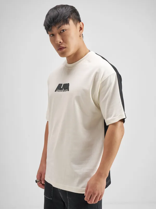 Men Printed Round Neck T-Shirt