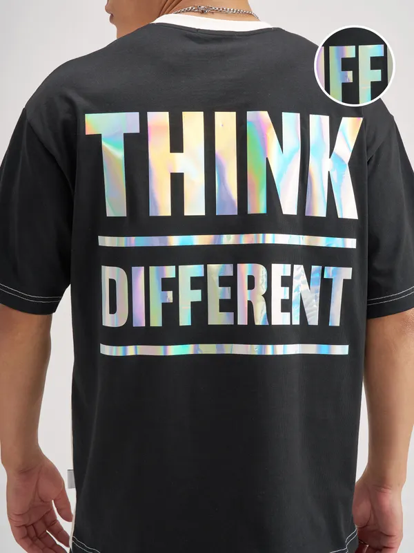 Men Printed Round Neck T-Shirt