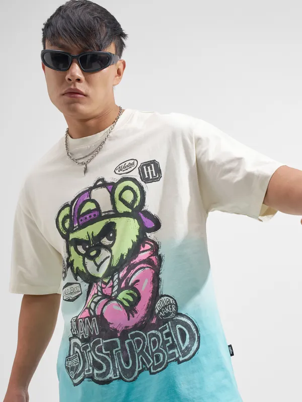 Highlander Men Multi Printed Round Neck T-Shirt