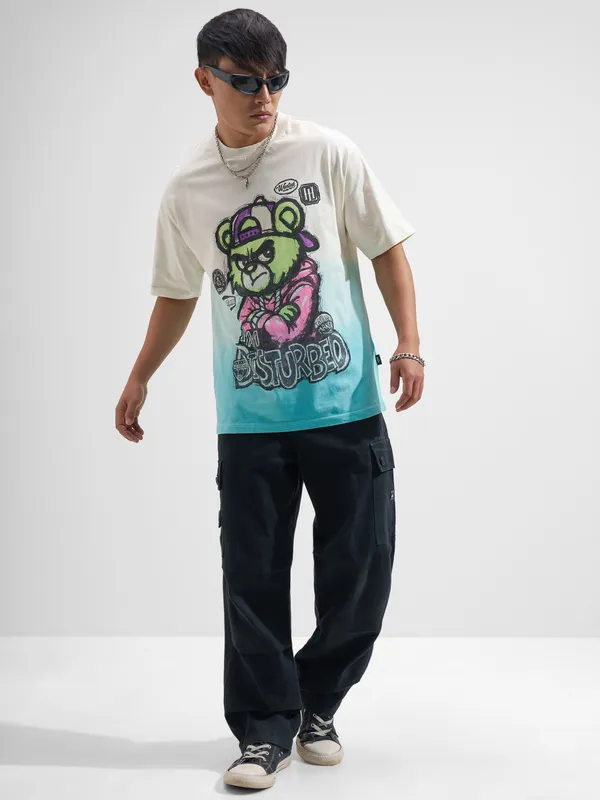 Highlander Men Multi Printed Round Neck T-Shirt