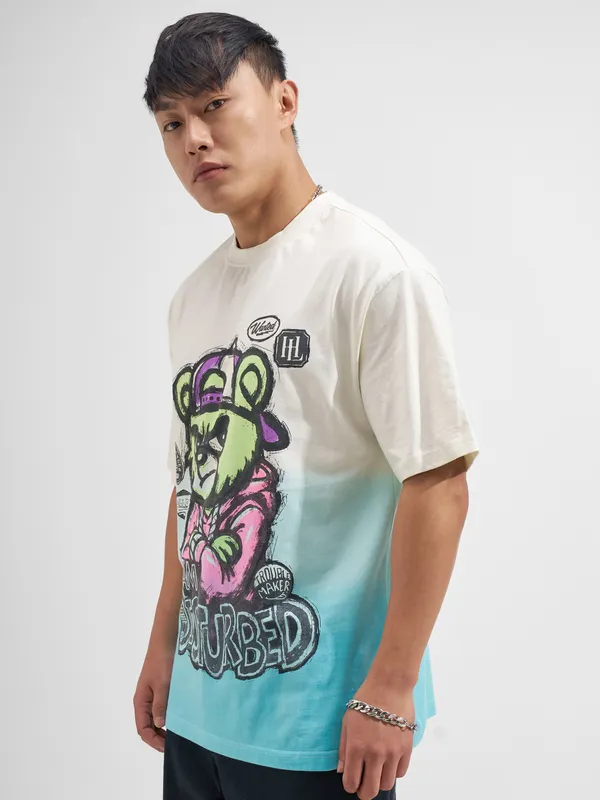 Highlander Men Multi Printed Round Neck T-Shirt