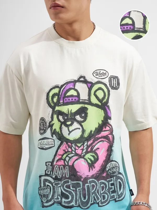 Highlander Men Multi Printed Round Neck T-Shirt