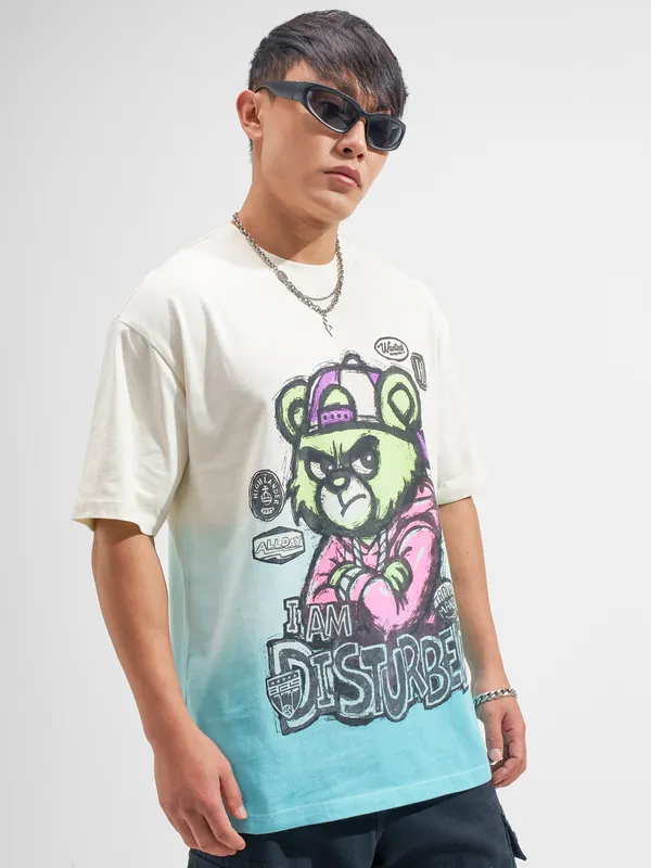 Highlander Men Multi Printed Round Neck T-Shirt