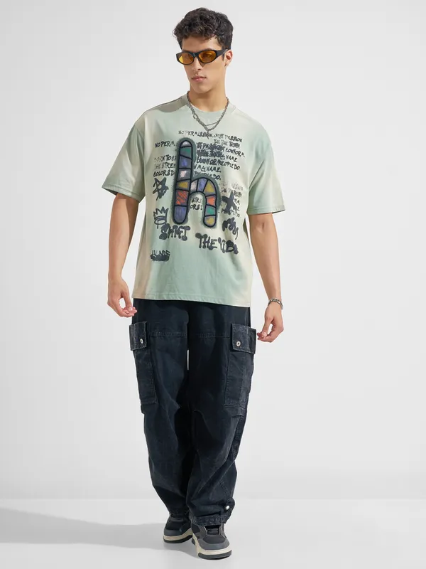 Highlander Printed Round Neck T-Shirt