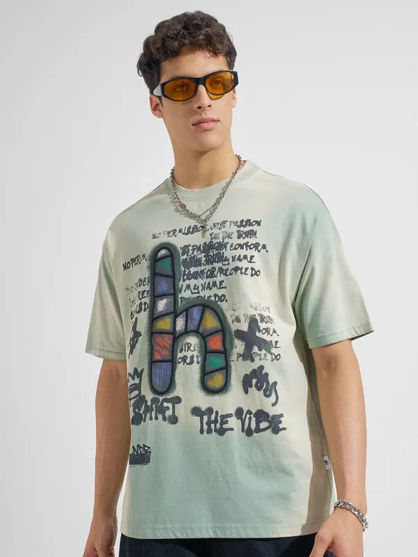 Highlander Printed Round Neck T-Shirt