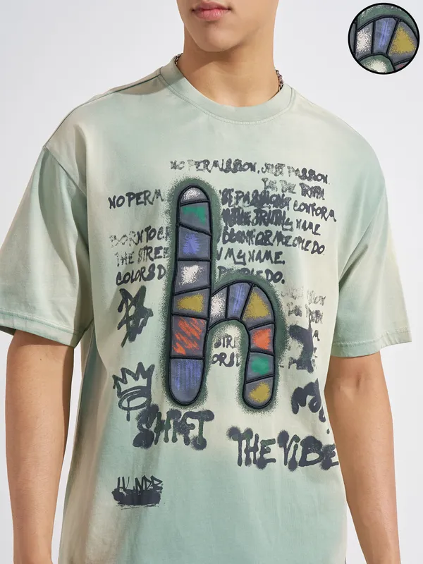 Highlander Printed Round Neck T-Shirt