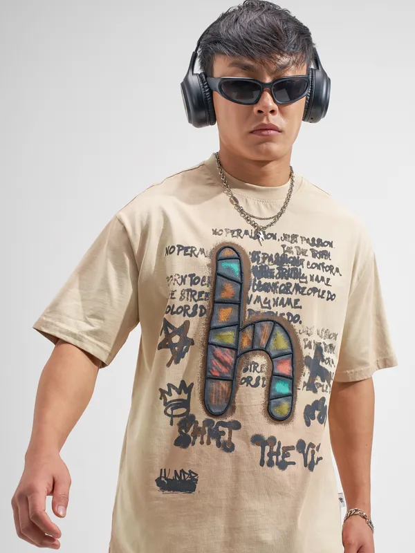 Highlander Printed Round Neck T-Shirt