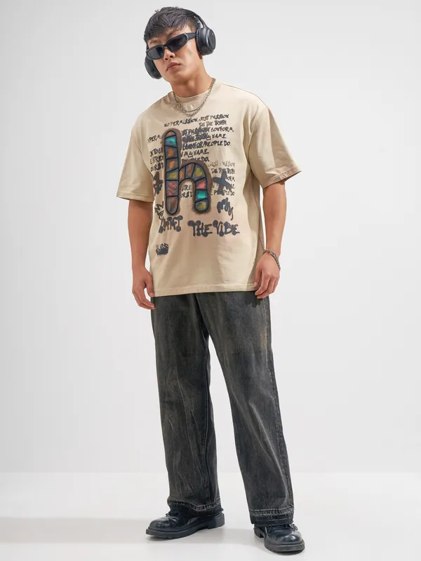 Highlander Printed Round Neck T-Shirt