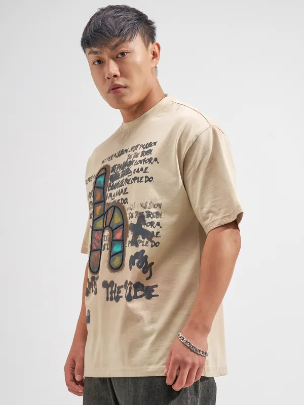 Highlander Printed Round Neck T-Shirt