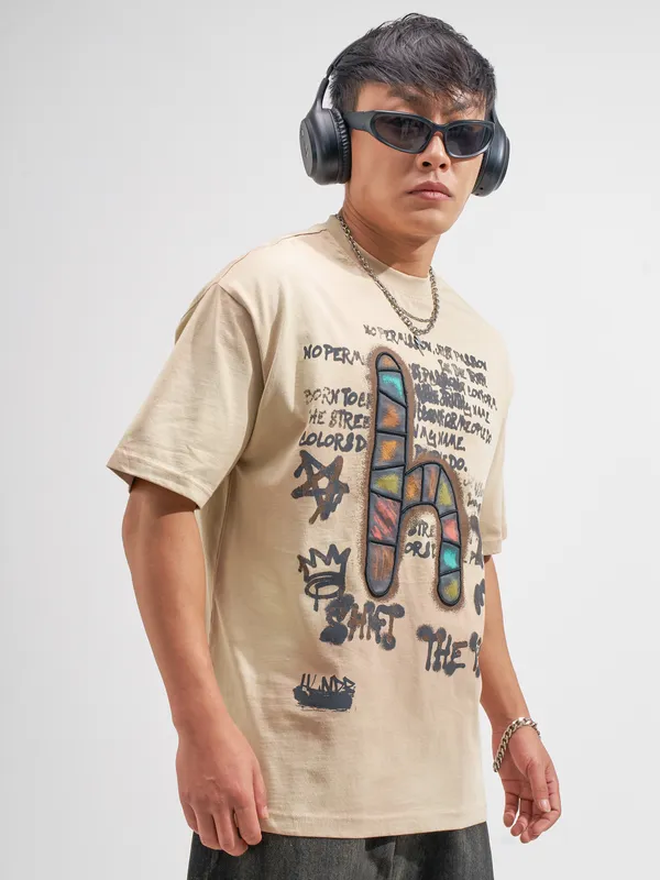 Highlander Printed Round Neck T-Shirt