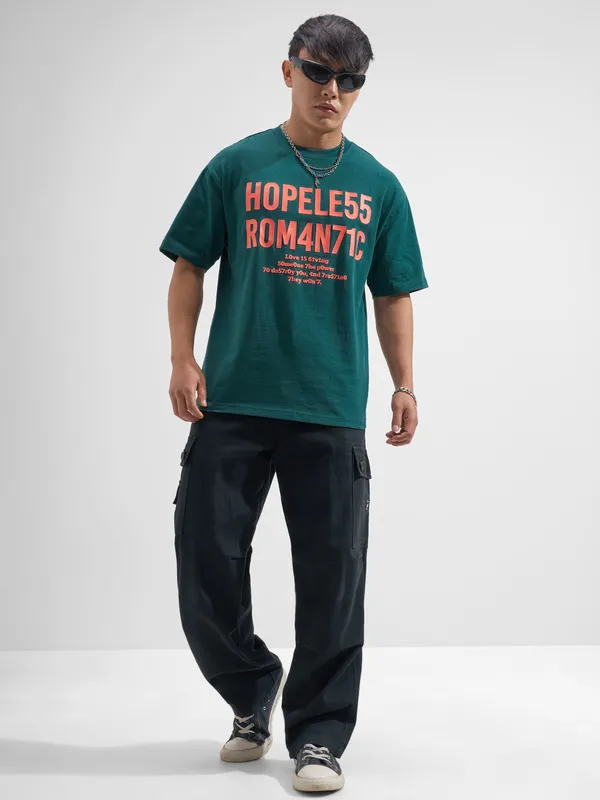 Highlander Printed Round Neck T-Shirt