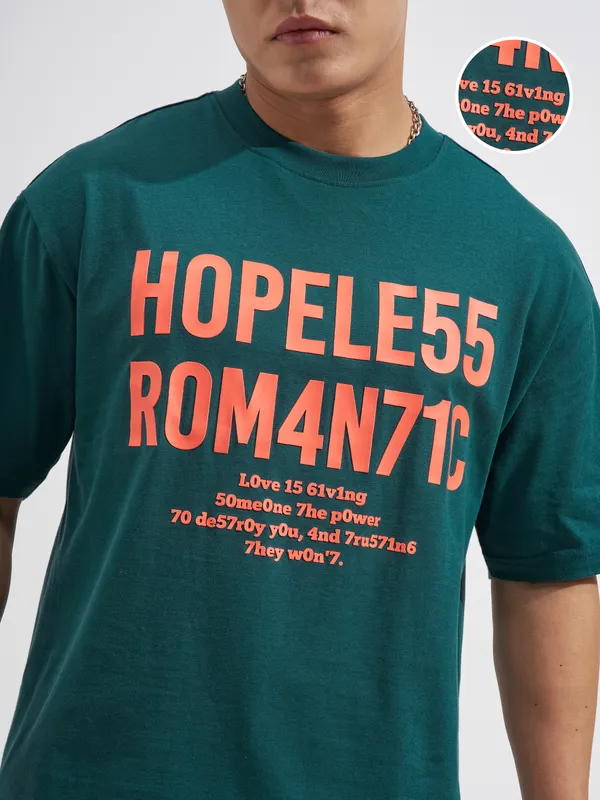 Highlander Printed Round Neck T-Shirt