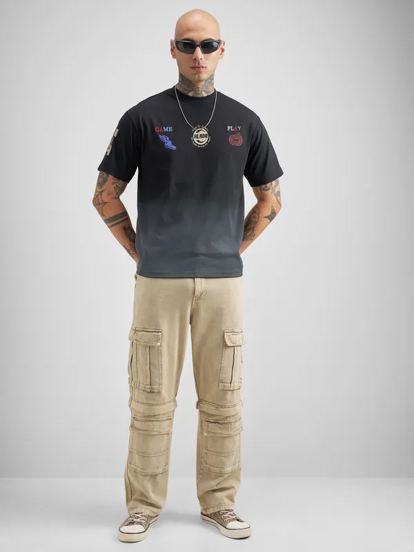 Men Printed Round Neck T-Shirt