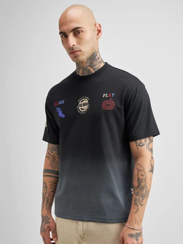 Men Printed Round Neck T-Shirt