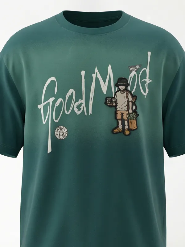 Men Printed Round Neck T-Shirt