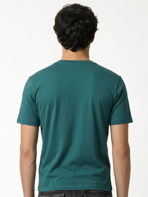 Men Printed Round Neck T-Shirt