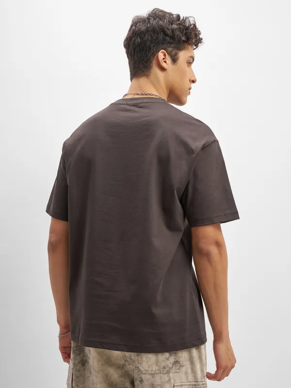 Men Printed Round Neck T-Shirt