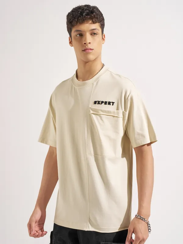 Highlander Solid Round Neck T-Shirt