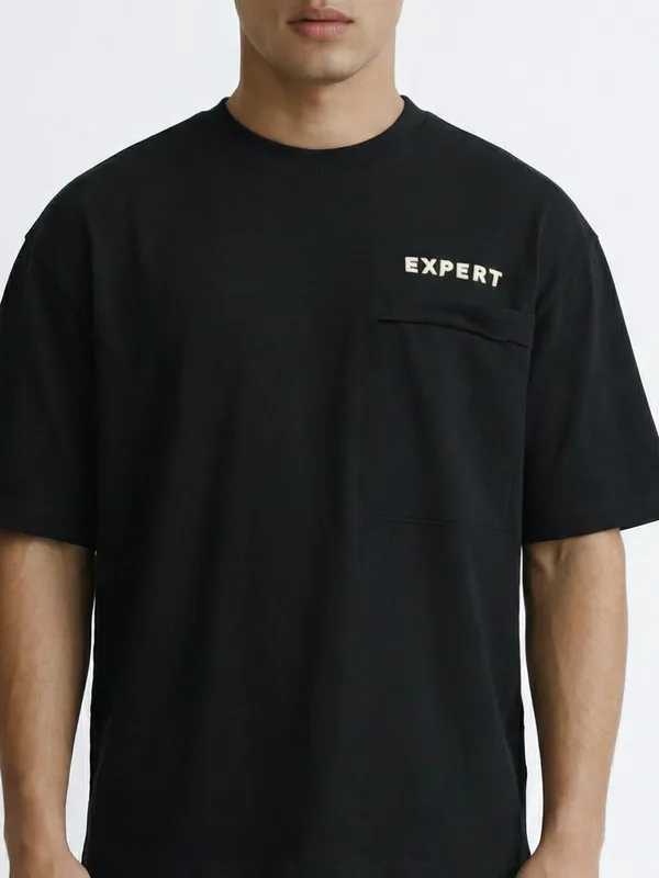 Men Solid Round Neck T-Shirt