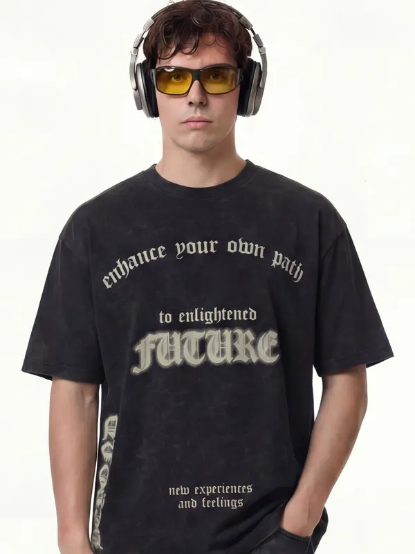 Highlander Printed Round Neck T-Shirt