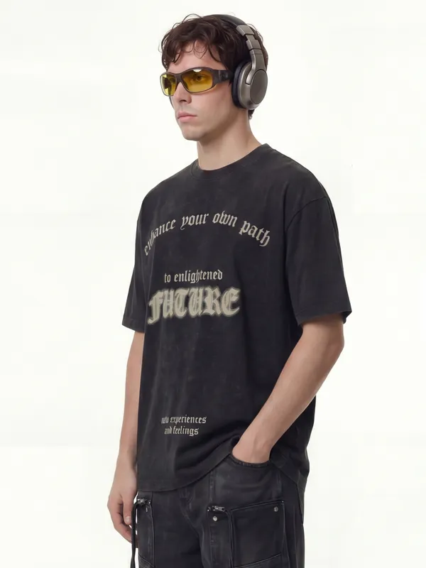 Highlander Printed Round Neck T-Shirt