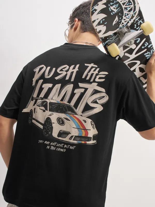 Men Printed Round Neck T-Shirt