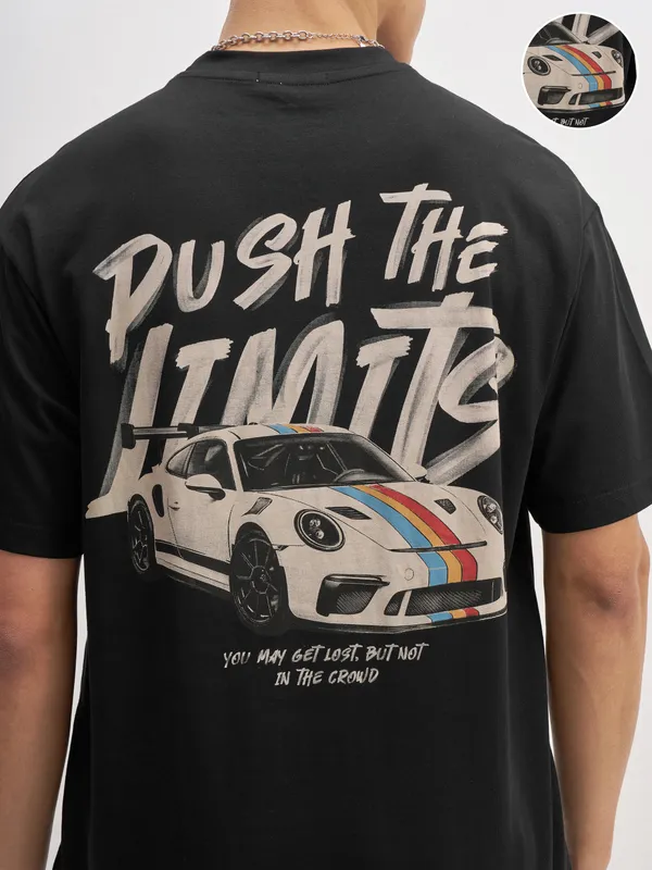 Men Printed Round Neck T-Shirt