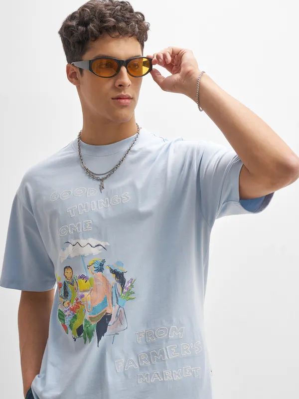 Highlander Printed Round Neck T-Shirt