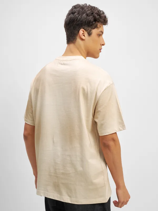 Men Printed Round Neck T-Shirt