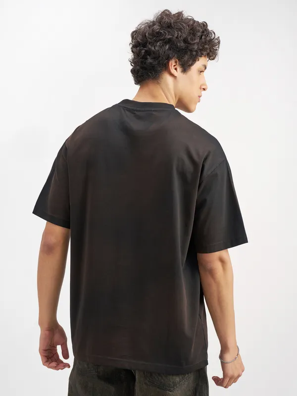 Men Printed Round Neck T-Shirt