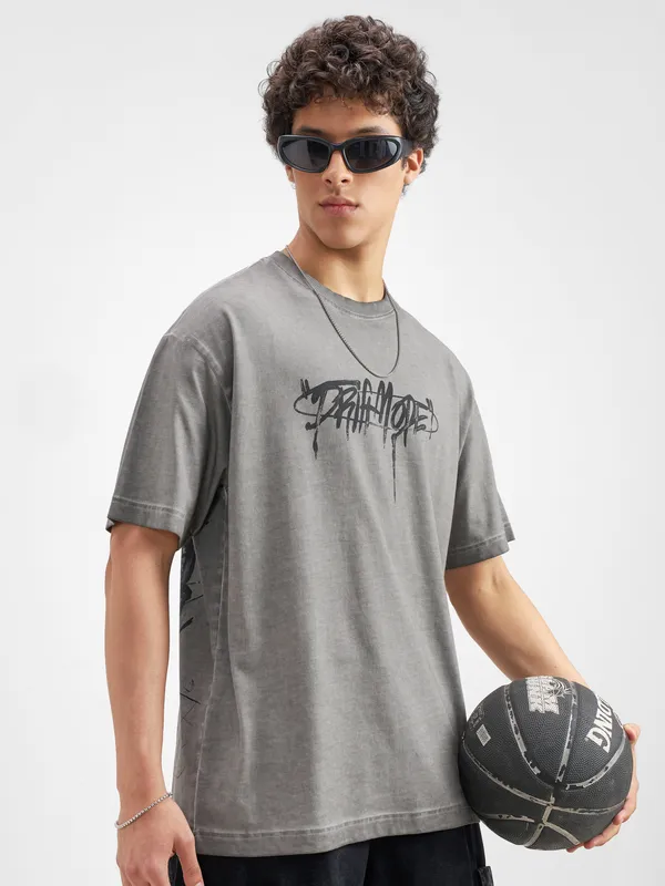 Men Printed Round Neck T-Shirt