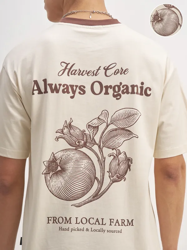 Men Printed Round Neck T-Shirt