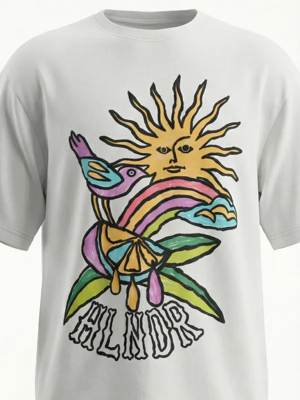 Men Printed Round Neck T-Shirt