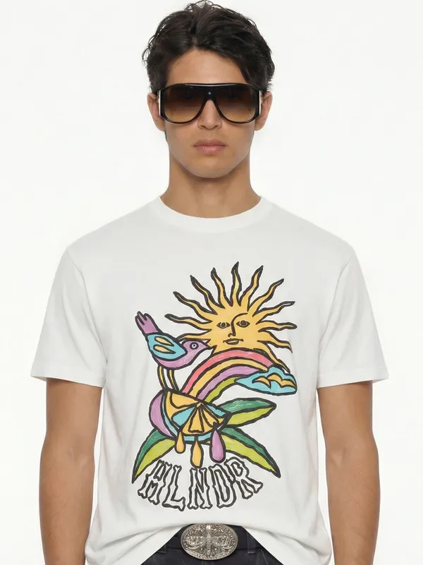 Men Printed Round Neck T-Shirt