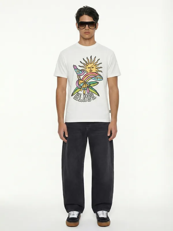 Men Printed Round Neck T-Shirt