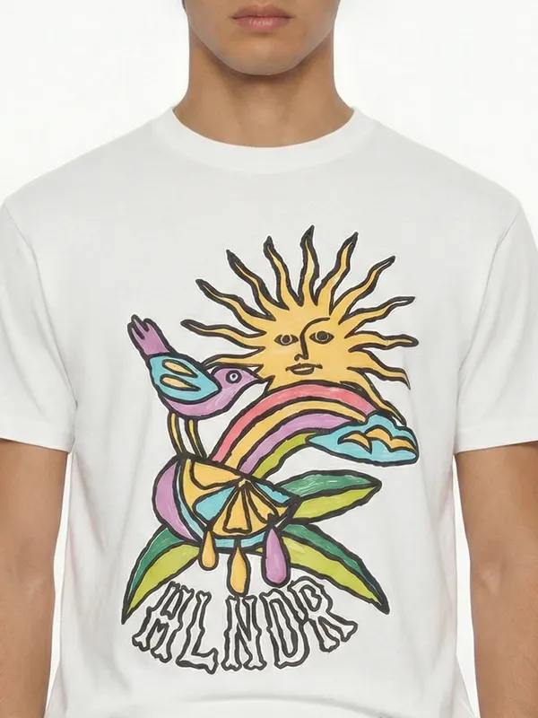 Men Printed Round Neck T-Shirt