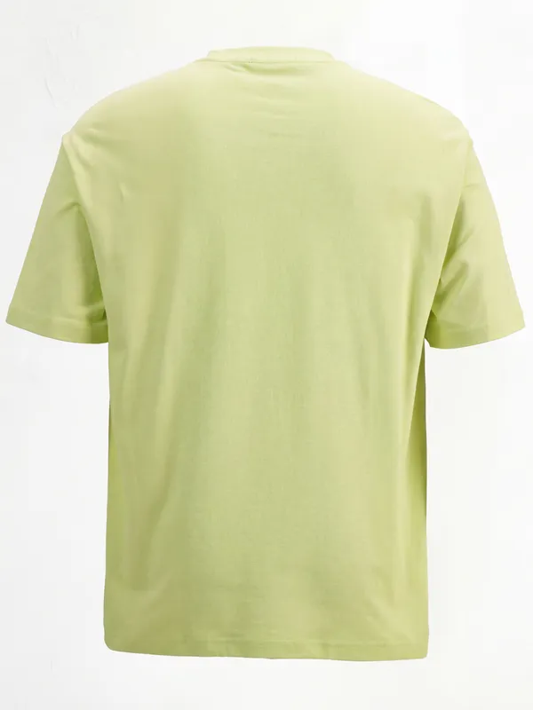 Highlander Men Green Printed Round Neck T-Shirt