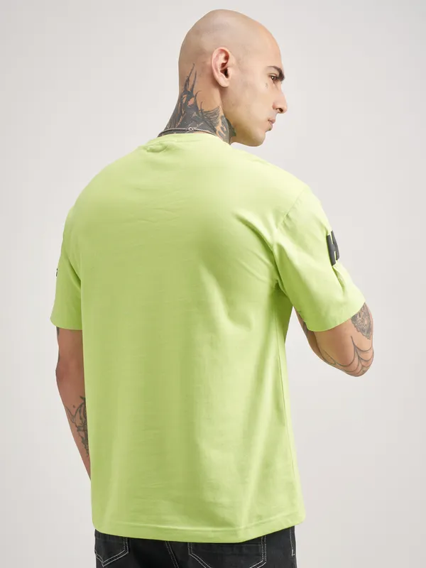 Men Printed Round Neck T-Shirt